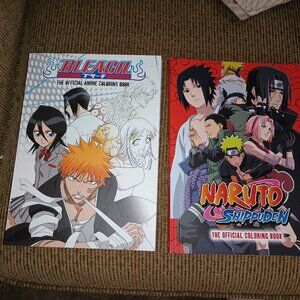NEW Anime Coloring Book Lot of 2 by VIZ MEDIA